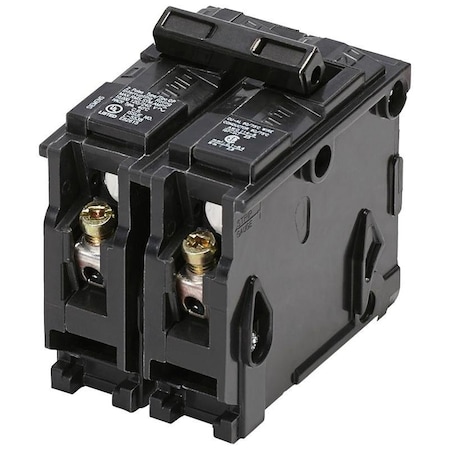 Circuit Breaker, Interchangeable, Type QP, 20 A, 2 Pole, 120240 V, Plug Mounting